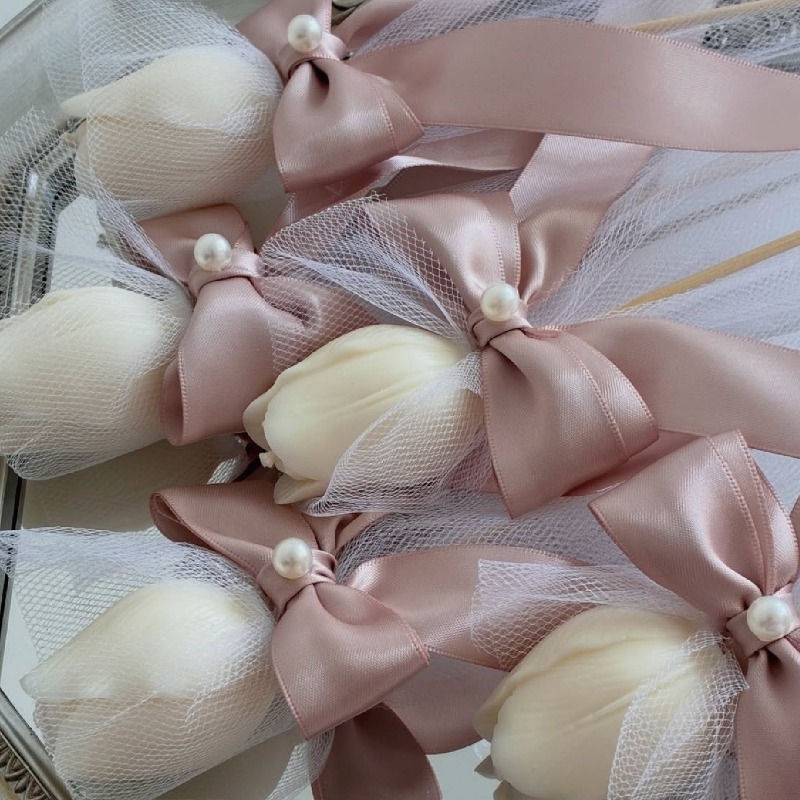 5pcs Tulip Scented Candle on B - đánh giá và giá Silk Candle