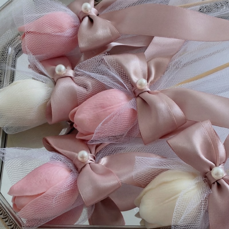 5pcs Tulip Scented Candle on B - đánh giá và giá Silk Candle