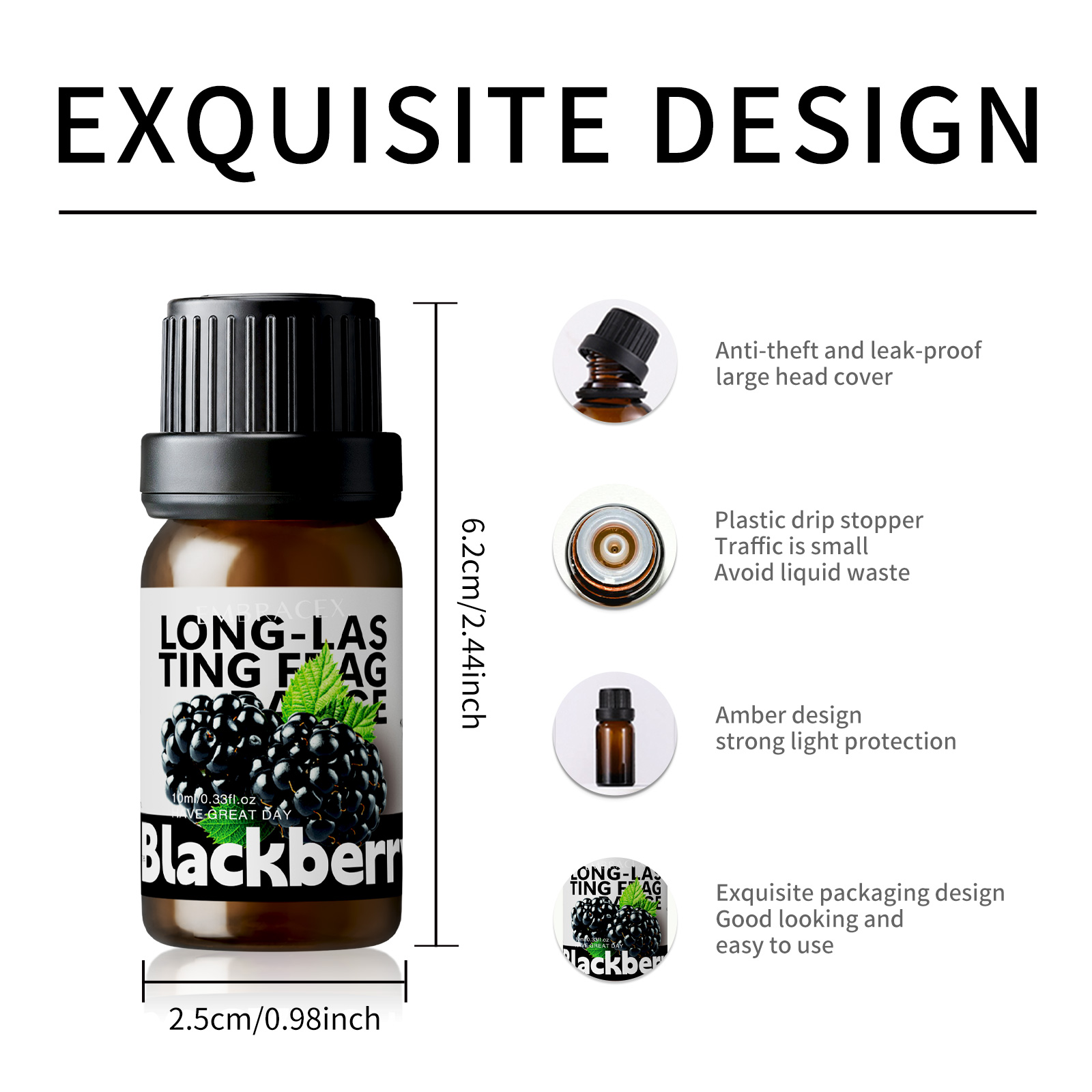 10ml Blackberry Fragrance Oils - đánh giá và giá Silk Candle