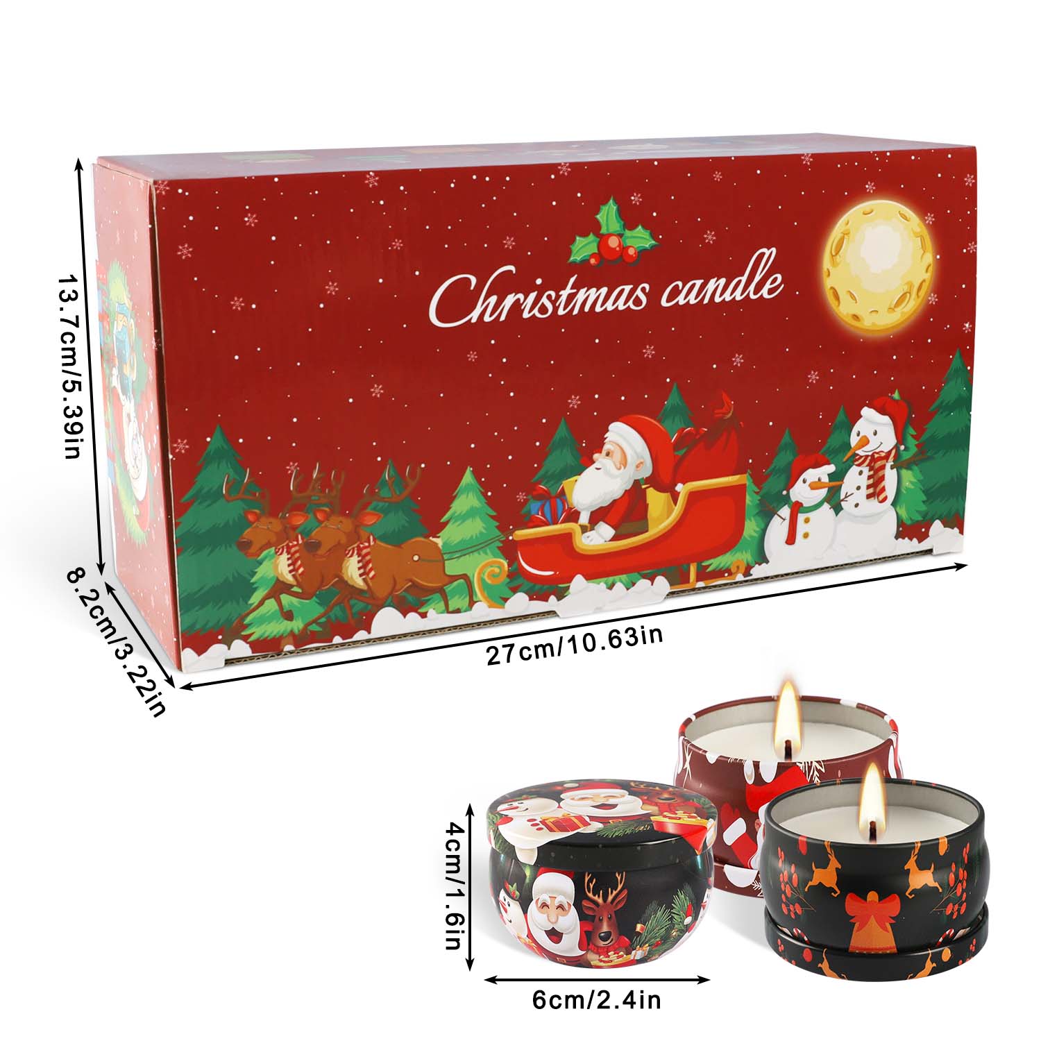 2.3 inch, 16-Piece Christmas S - đánh giá và giá Silk Candle
